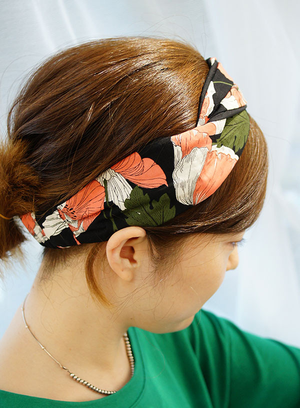 New Middle Band Vintage Flower Wire Hair Retro Sty