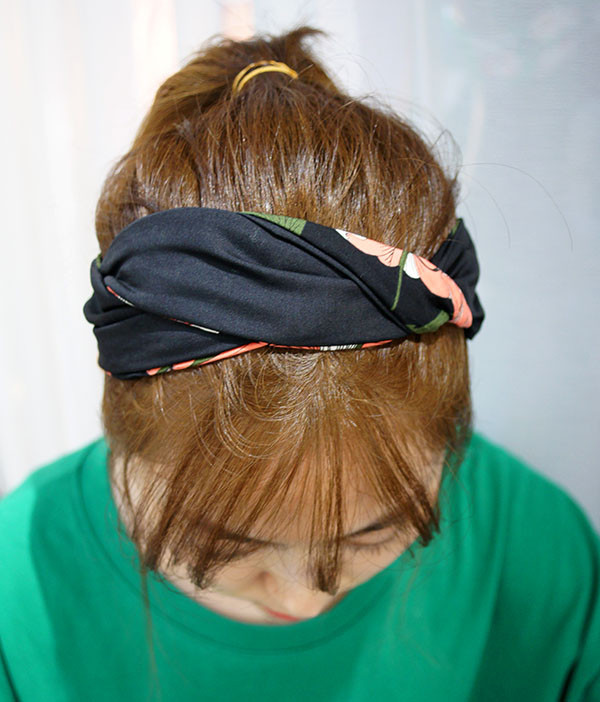 New Middle Band Vintage Flower Wire Hair Retro Sty