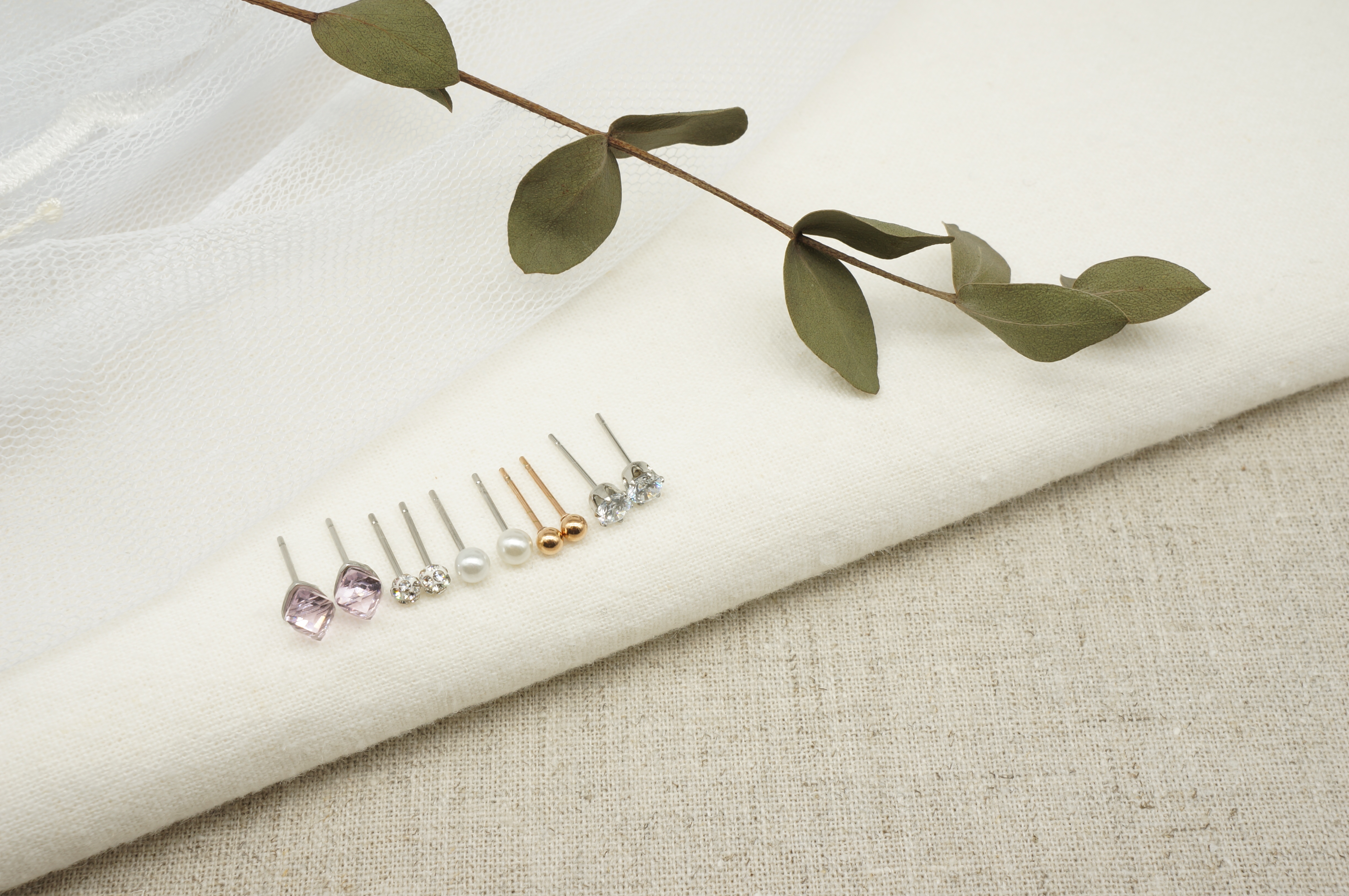 Surprise Steel Modern Daily 10 piece set earrings 