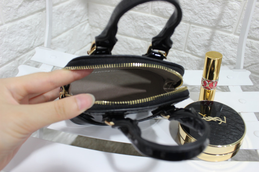 New enamel mini tote chain chain cross back bag po