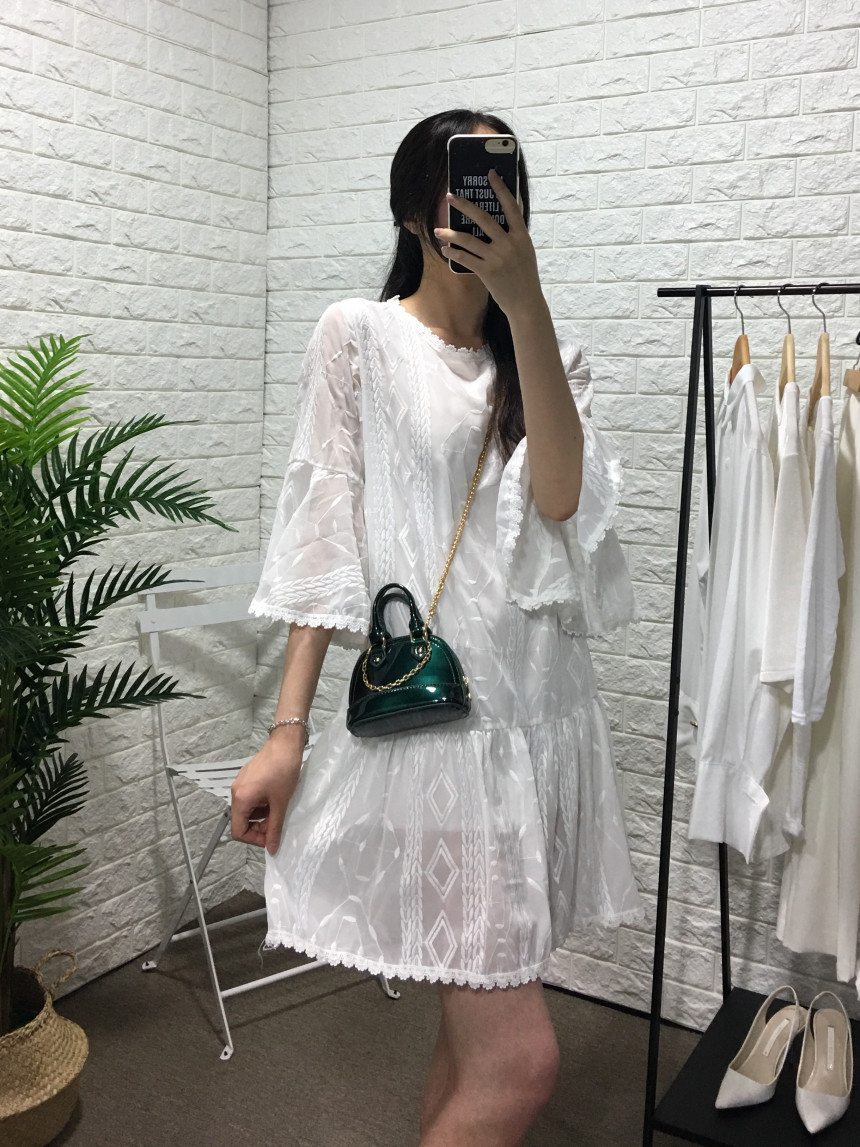 New enamel mini tote chain chain cross back bag po