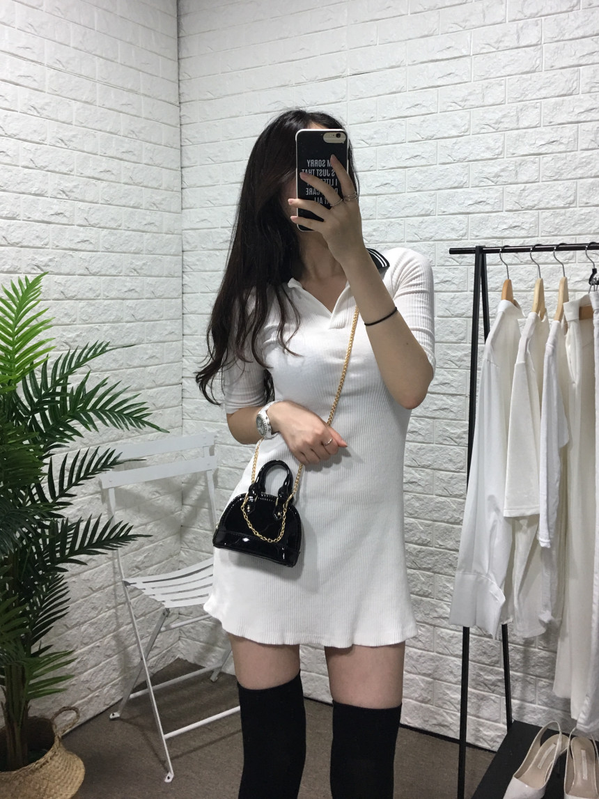 New enamel mini tote chain chain cross back bag po