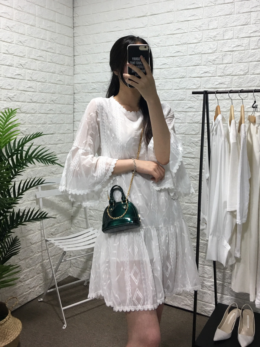 New enamel mini tote chain chain cross back bag po