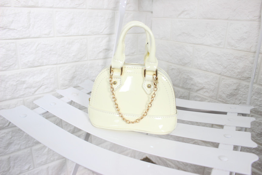New enamel mini tote chain chain cross back bag po