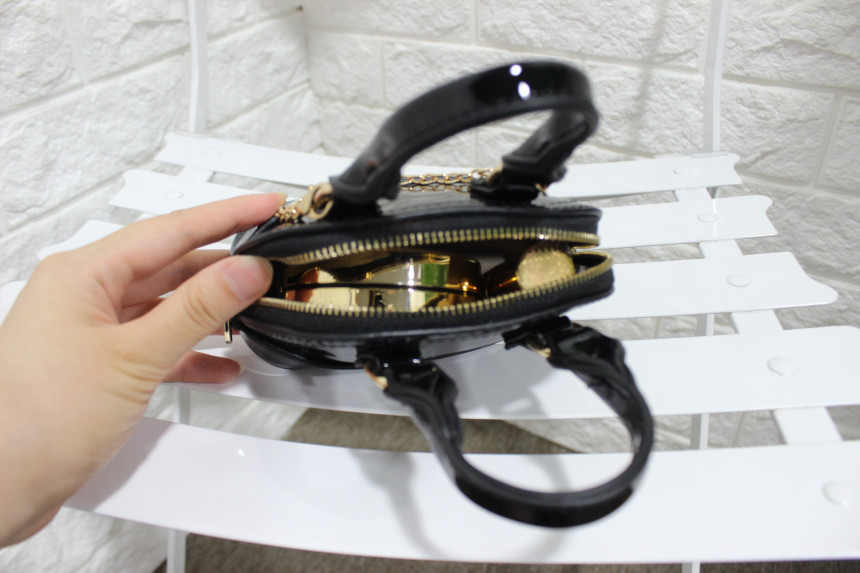New enamel mini tote chain chain cross back bag po