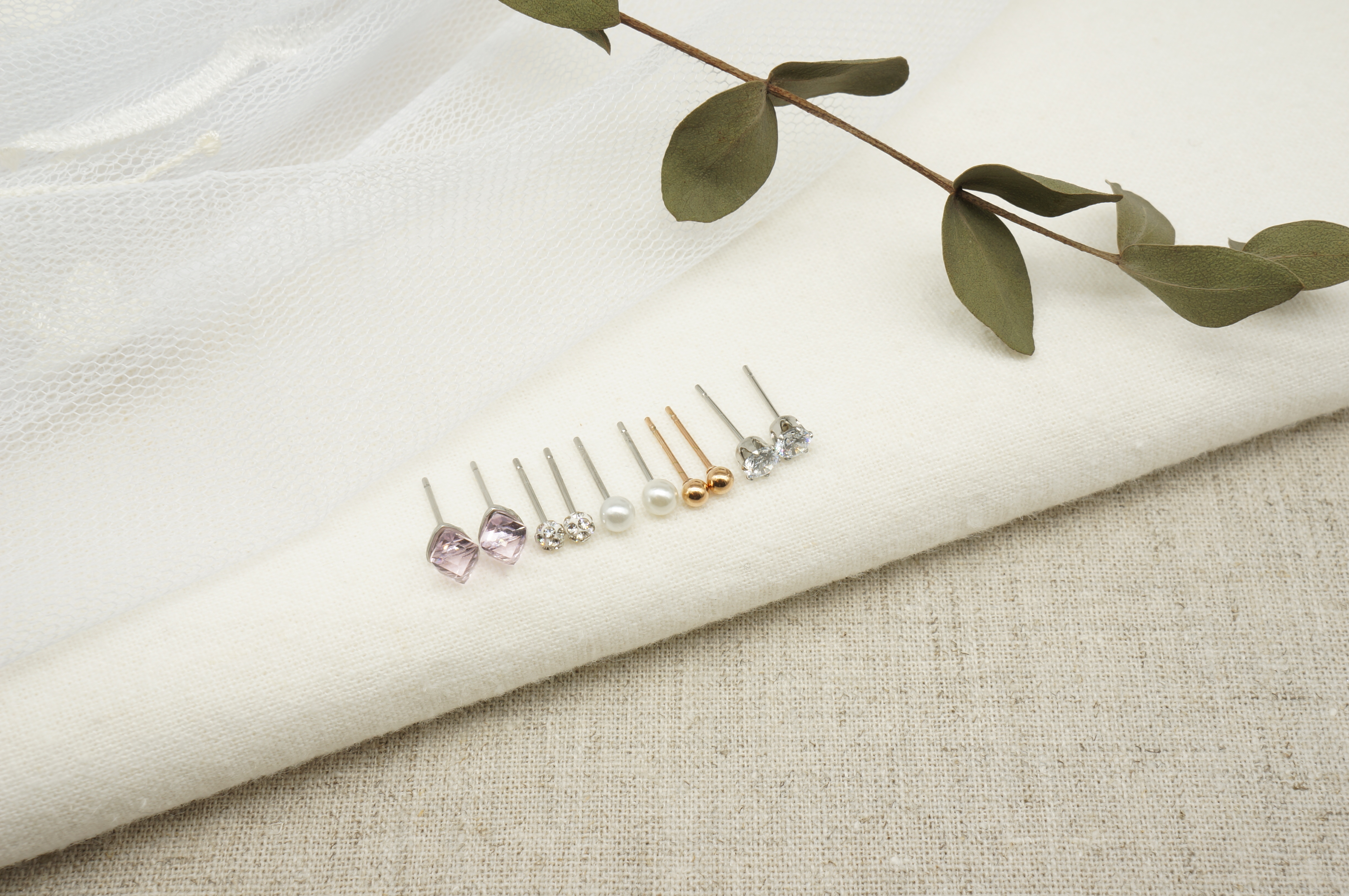 Surprise Steel Modern Daily 10 piece set earrings 