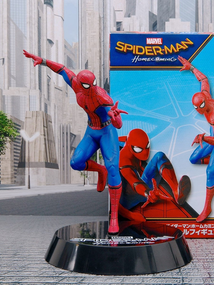 Spider-Man Figure SEGA Genuine Homecoming Marvel B