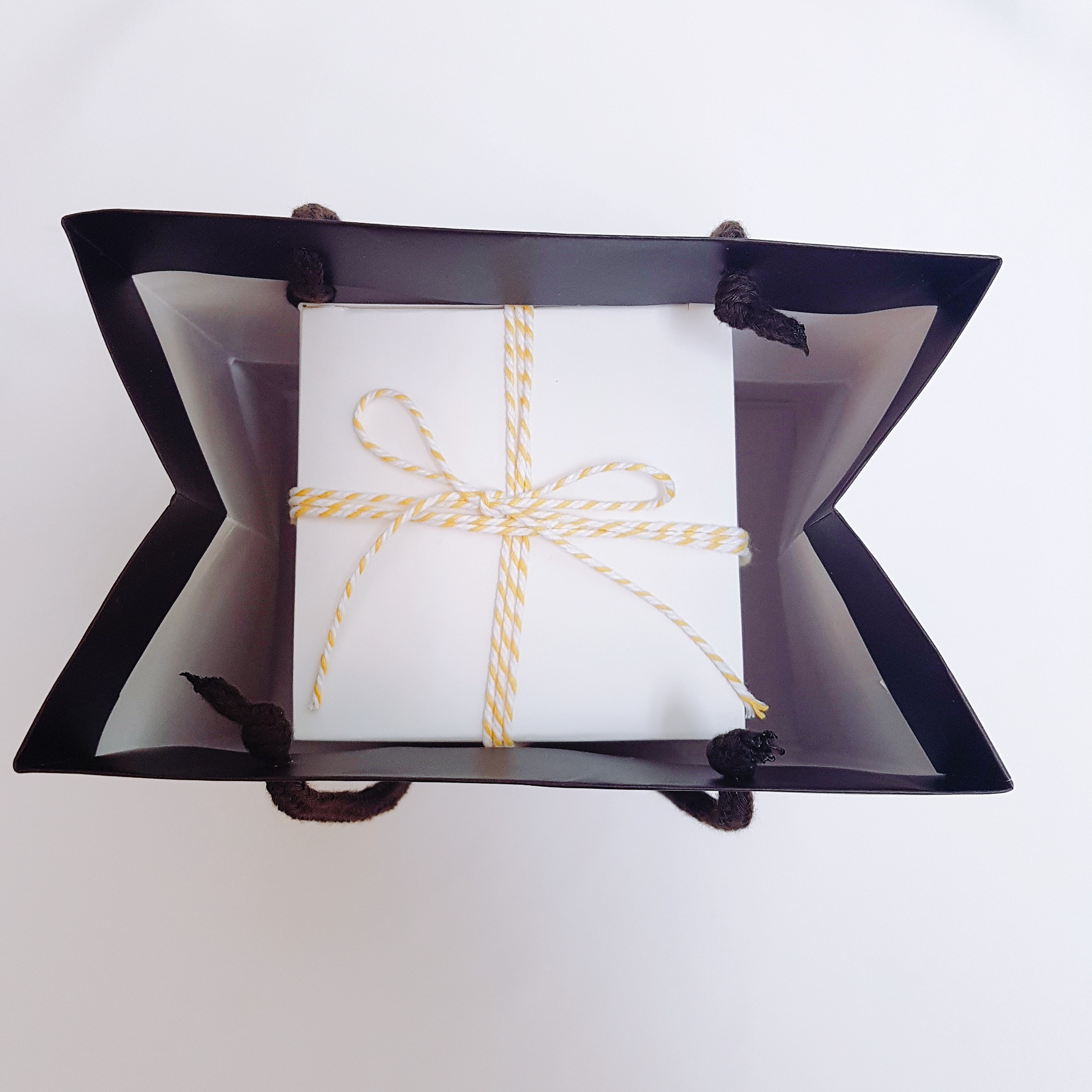 Two-tone soya candle 7oz, 9oz transparent containe