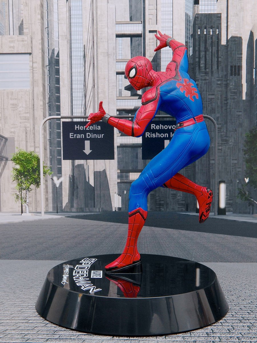 Spider-Man Figure SEGA Genuine Homecoming Marvel B