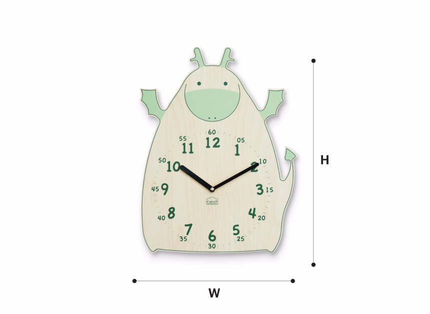 Noise-free wall clock design of the 12th birthday 