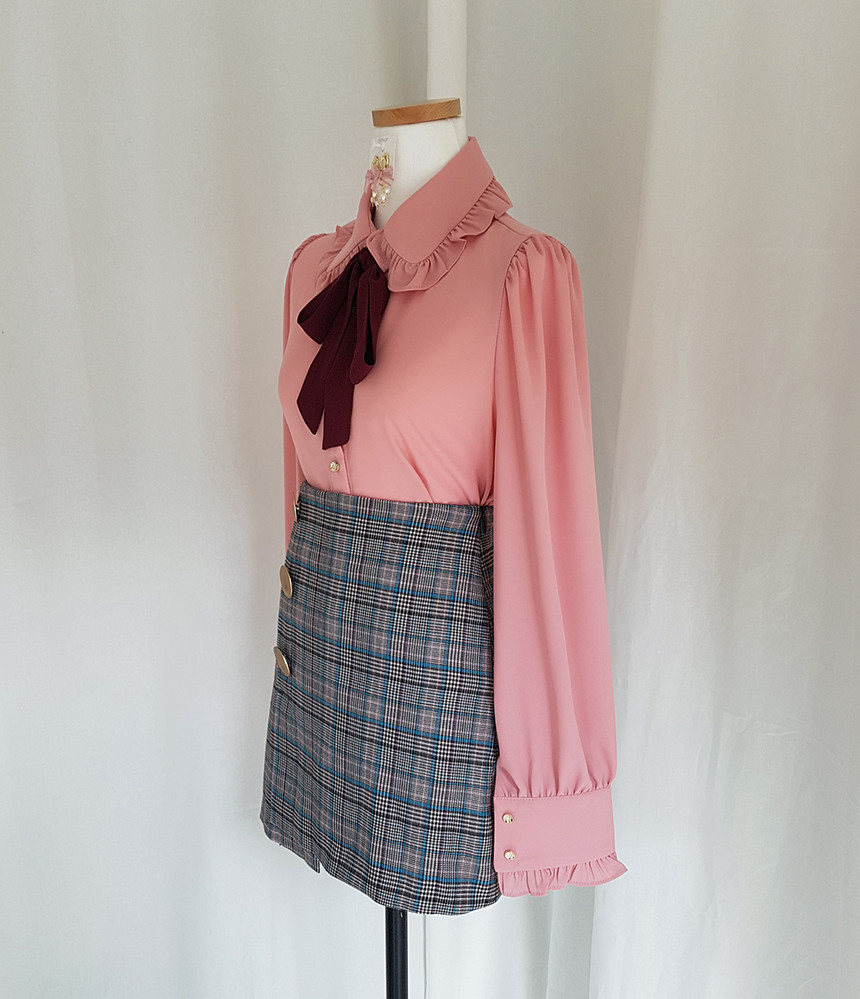 NEW FASHION LADY GIRL Blouse Lucia ribbon blouse