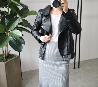 High Waist Check Mermaid Skirt 508 Romantic Style 