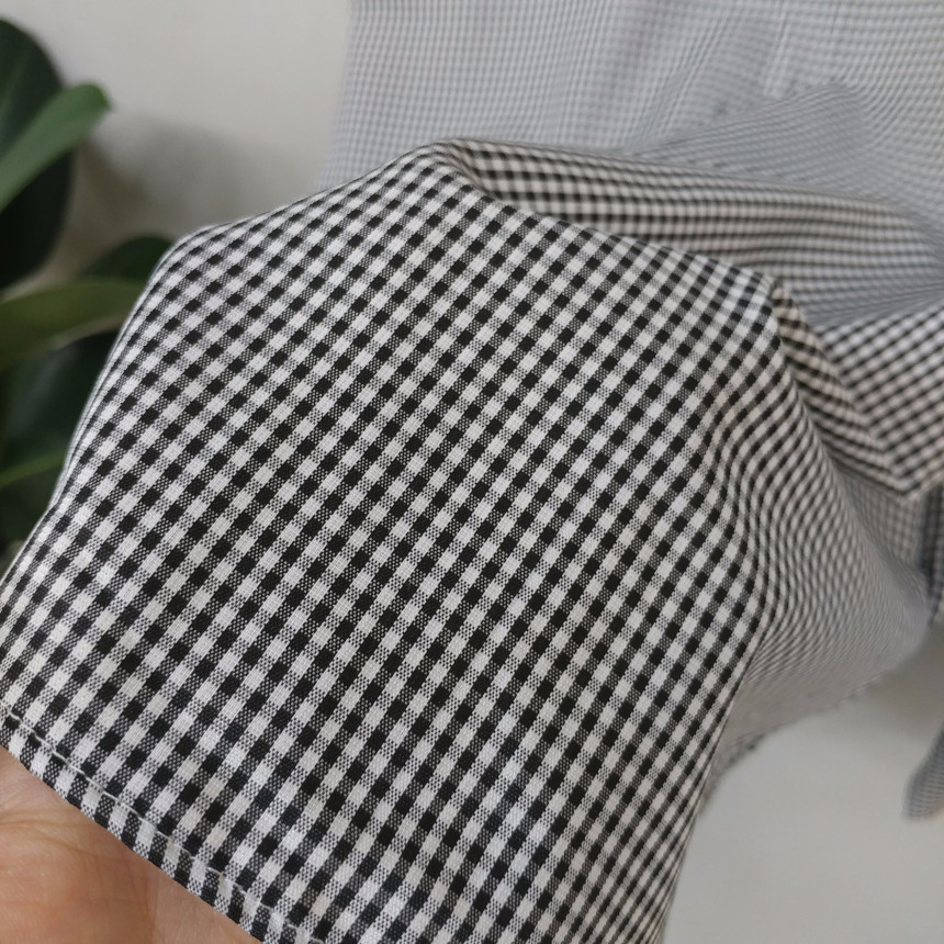 NEW FASHION LADY GIRL Blouse Ruffle Check Blouse