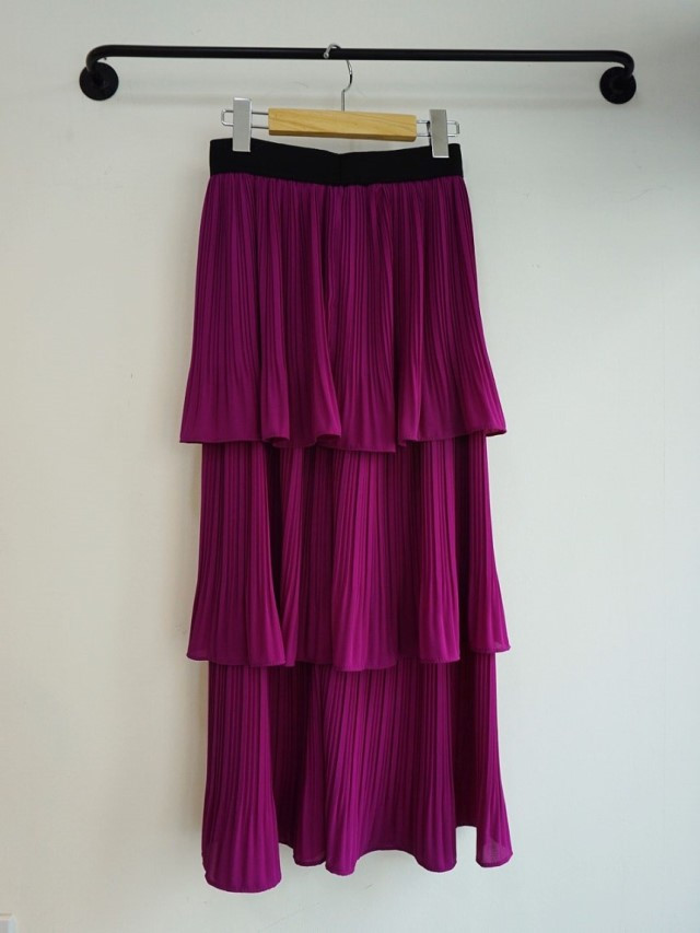 Kangkang Pleated Long Skirt LOVELY Daily Coordinat