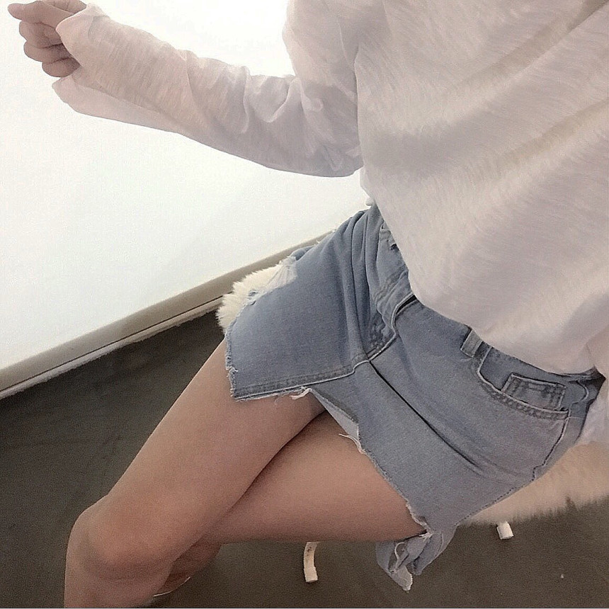 Denim Skirt Uncle Joe Cheung Charm Gullish Daily L