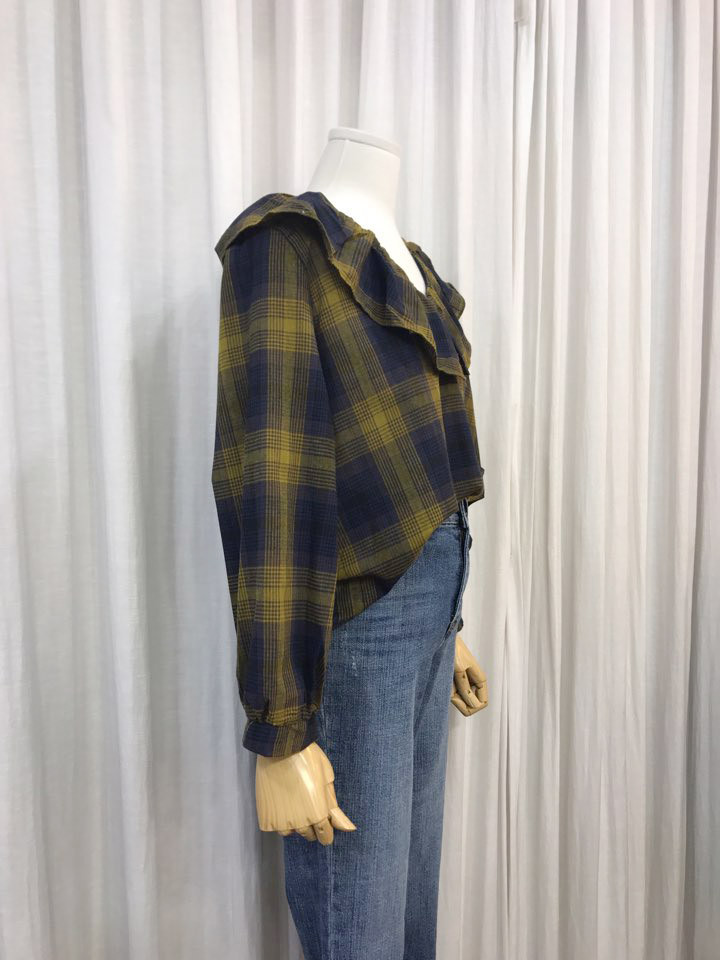 Women Blouses Laura Checked Blouse Shirts Women