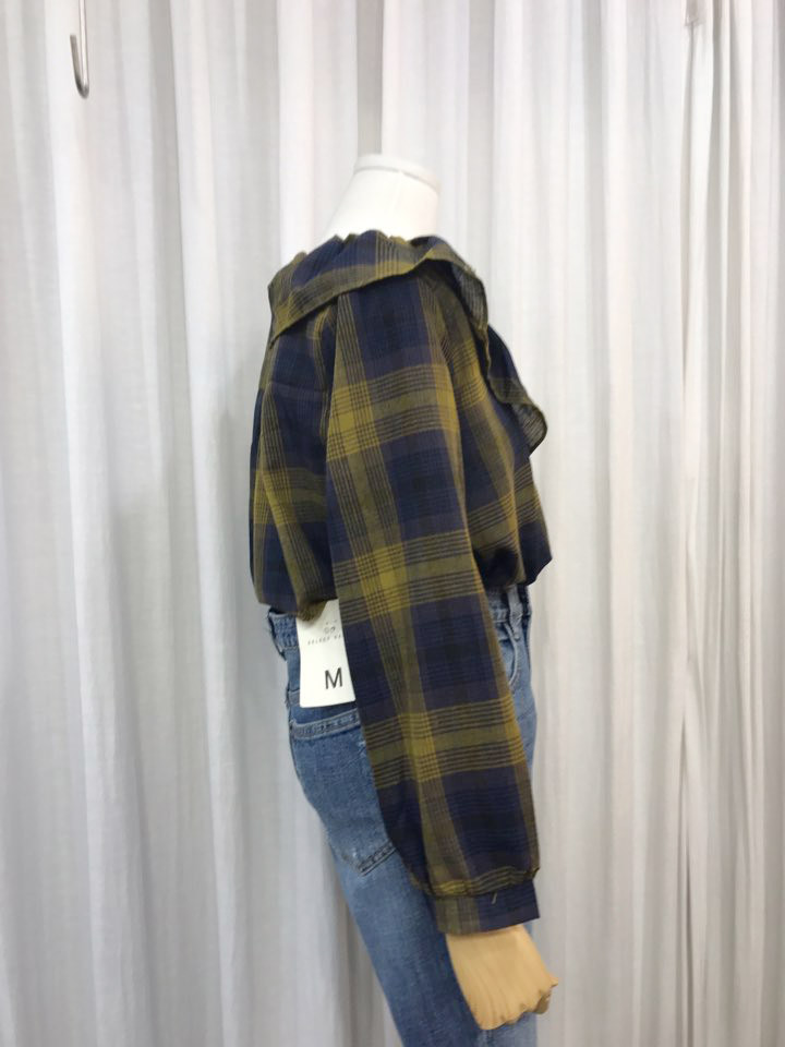 Women Blouses Laura Checked Blouse Shirts Women