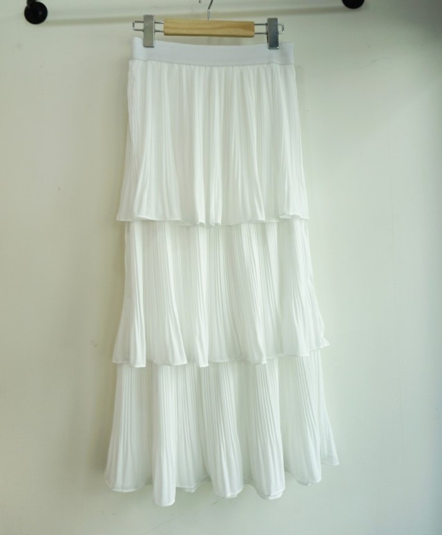 Kangkang Pleated Long Skirt LOVELY Daily Coordinat