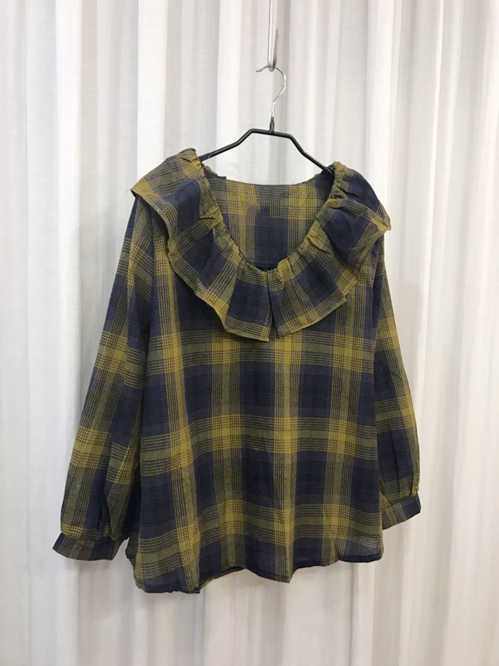 Women Blouses Laura Checked Blouse Shirts Women