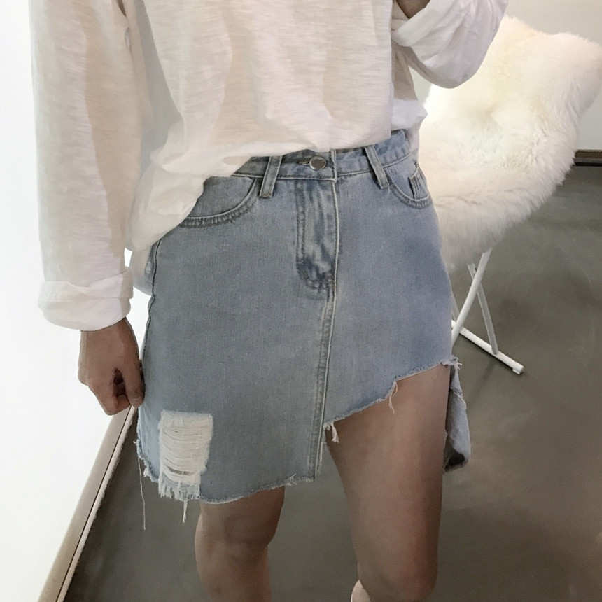 Denim Skirt Uncle Joe Cheung Charm Gullish Daily L