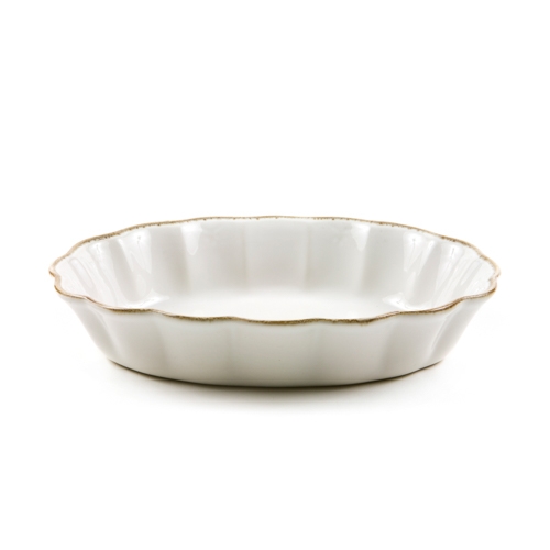 코스타노바 올리바 빈티지 수입 디저트 브런치 접시 / 25cm, 타원오븐접시 화이트