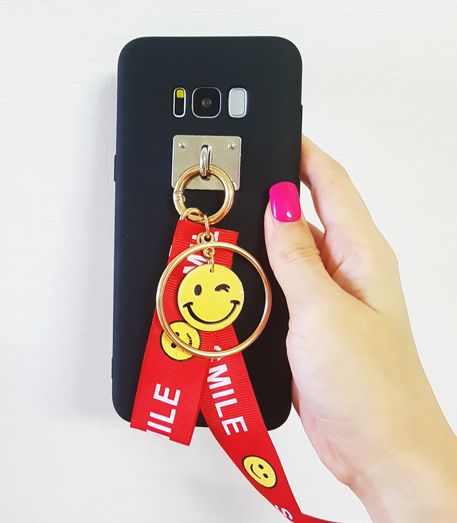 <b><p>Galaxy Note Love Smile Strap Case s8 iPhone</p></b><b><p>ギャラクシーノート8ラブスマイルストラップケースs8、iPhone 8特異携帯電話S8プラス</p></b><br /><br /><p align='center'>