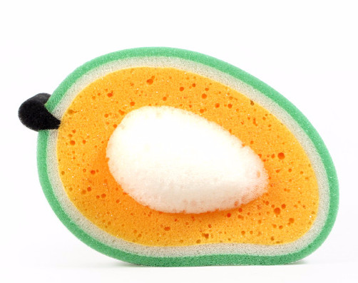 Scrubber Dish Washing Rich bubble fruit shape spon
