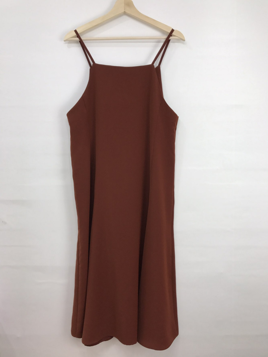 Women in their 30s Bustier Long Dress Autumn Coord