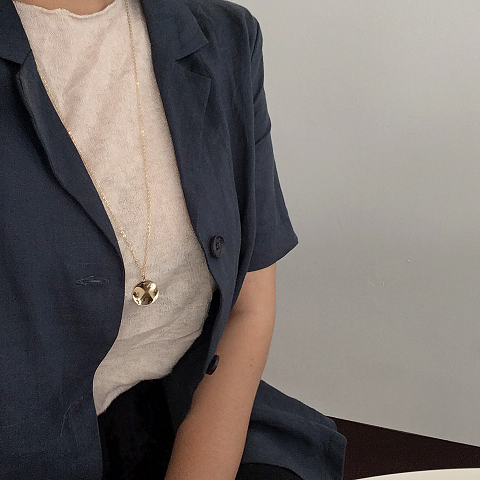 Round Necklace Autumn Gift Coordination