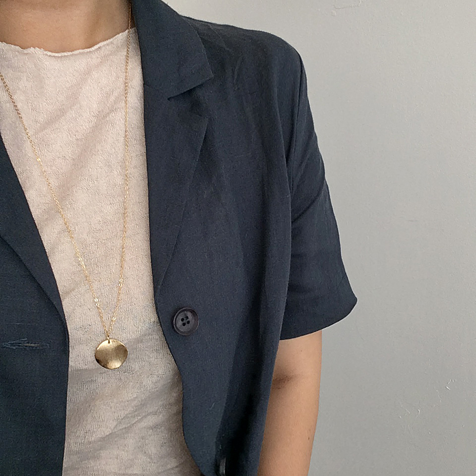 Round Necklace Autumn Gift Coordination