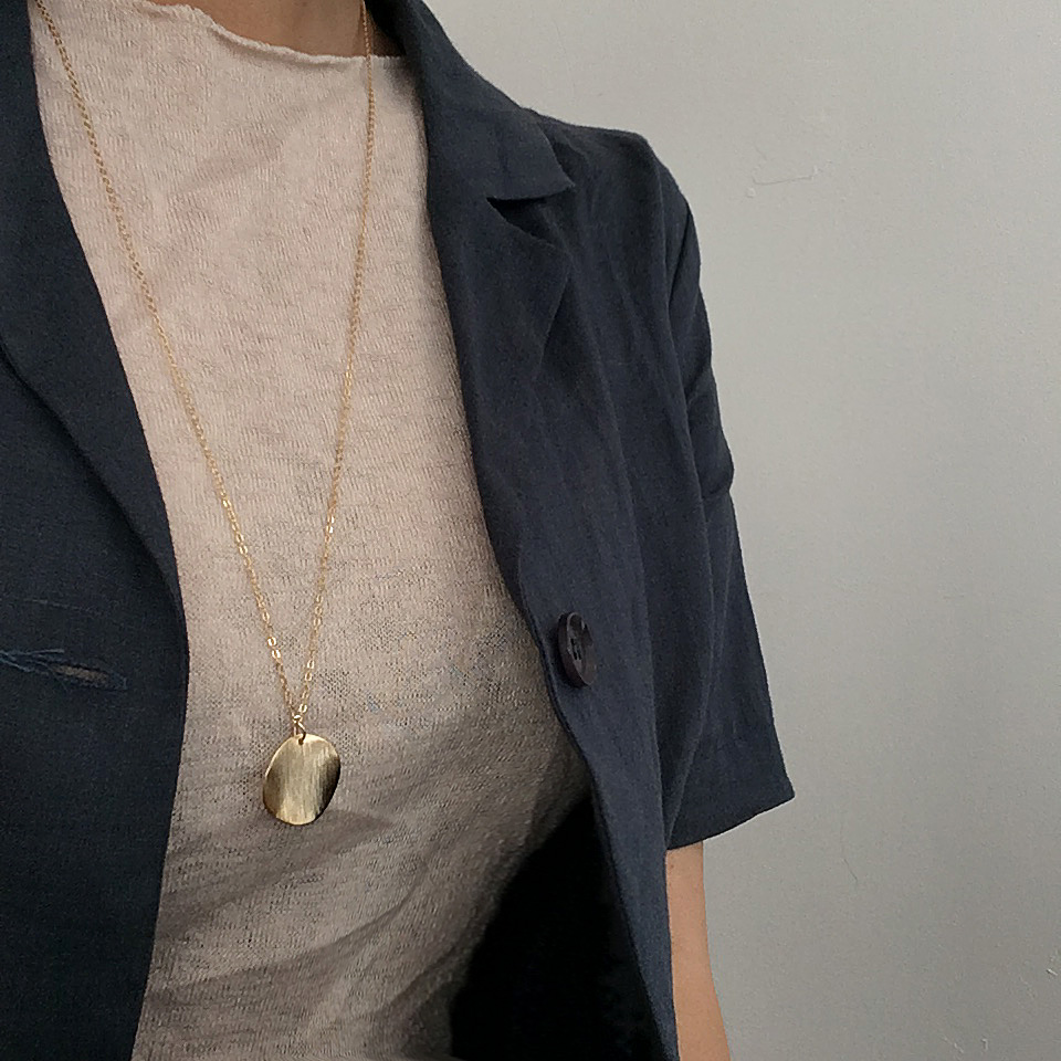 Round Necklace Autumn Gift Coordination