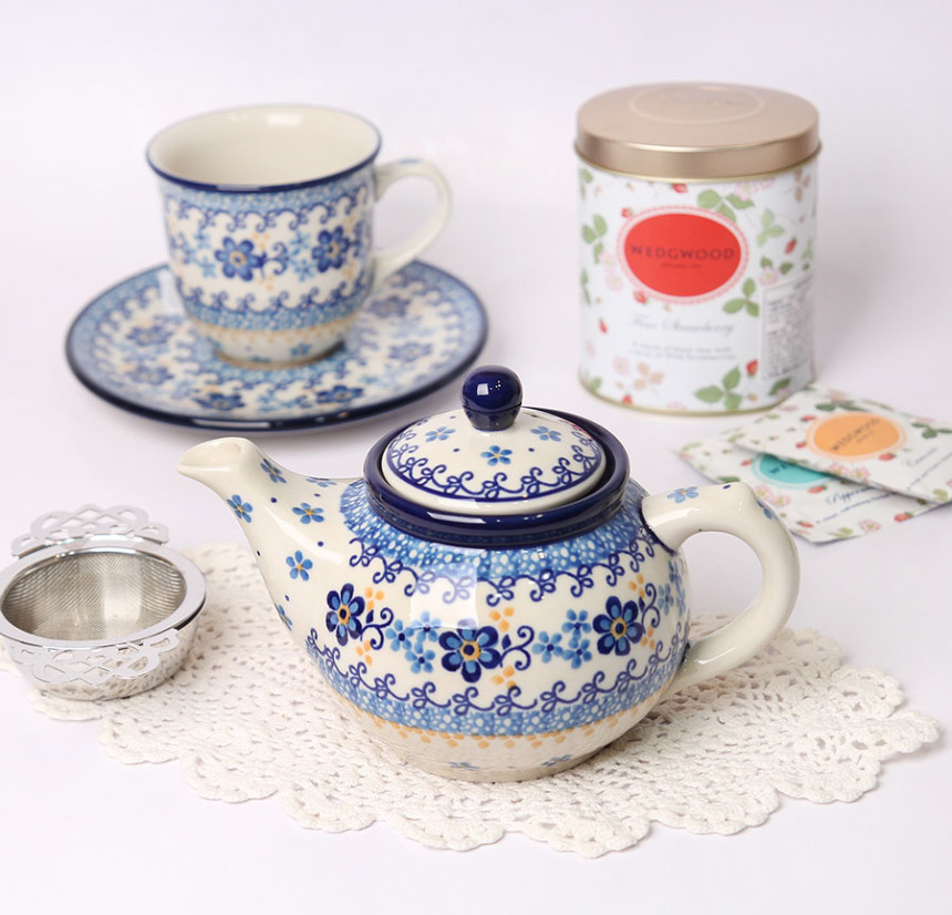 Polish Bowl AT Minitipot 400ml Teatime Tee Set Tea