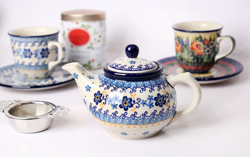 Polish Bowl AT Minitipot 400ml Teatime Tee Set Tea