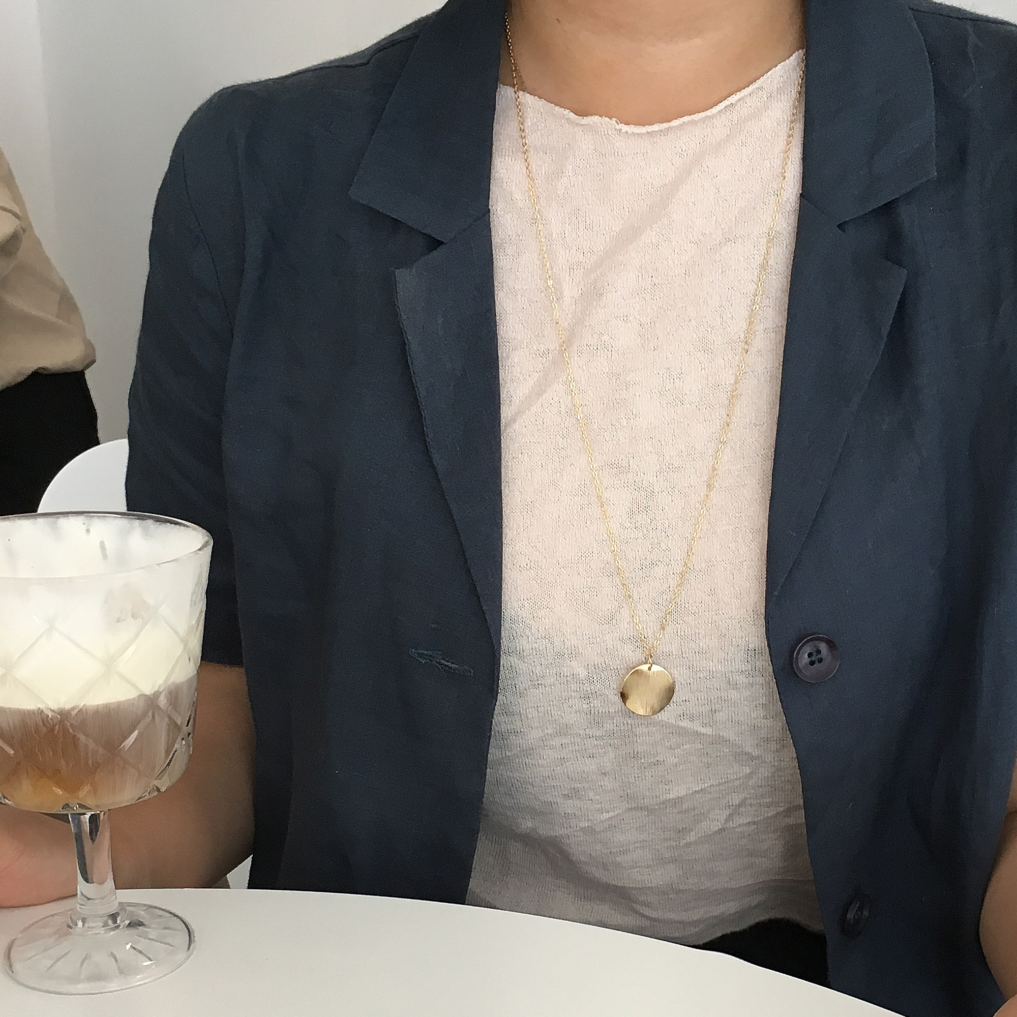 Round Necklace Autumn Gift Coordination