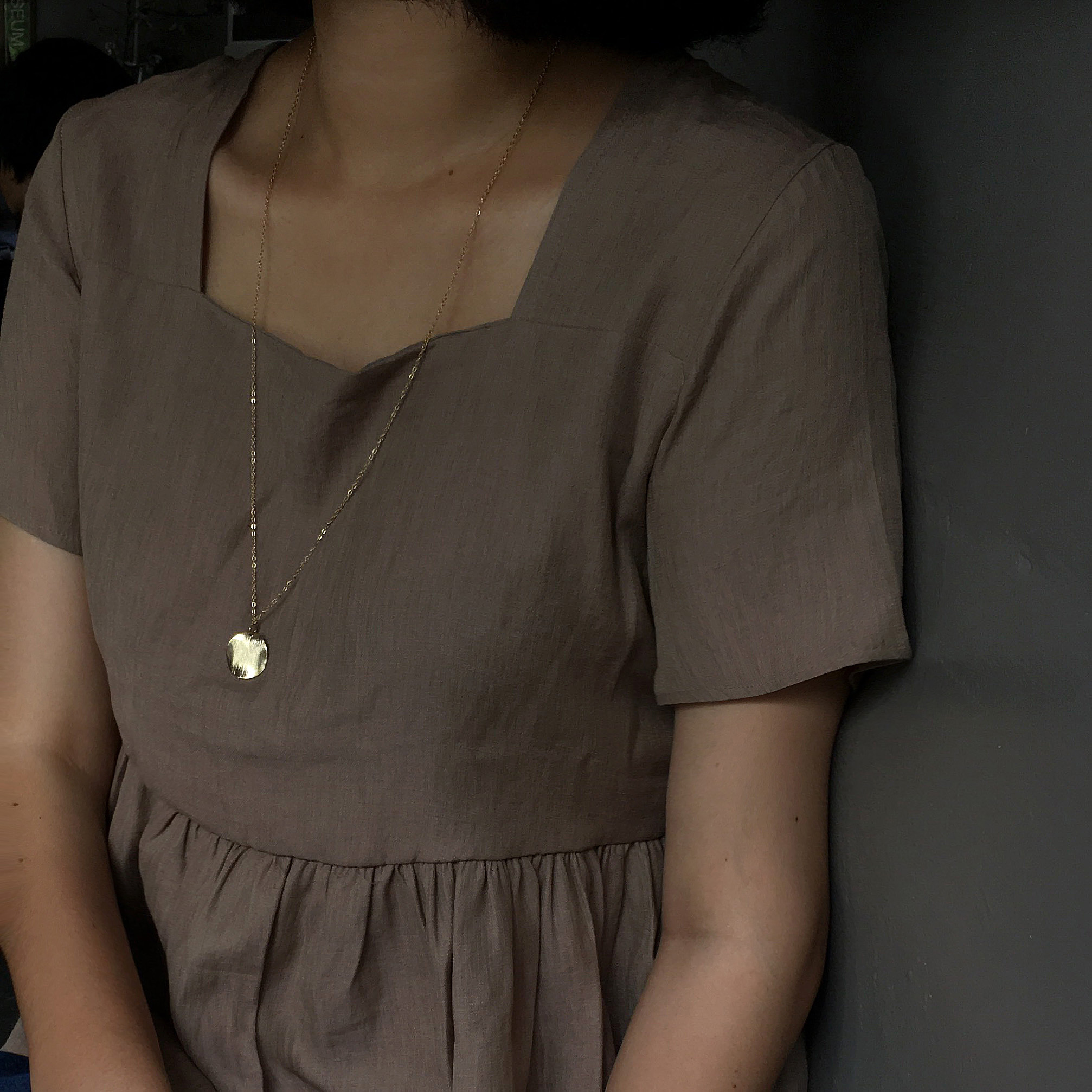 Round Necklace Autumn Gift Coordination