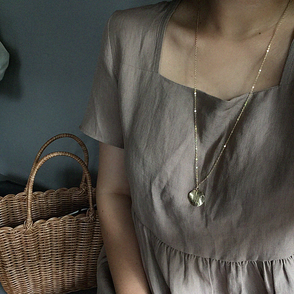 Round Necklace Autumn Gift Coordination