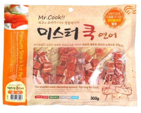 Mr Cook salmon cube 300g Puppy snack Recommended p