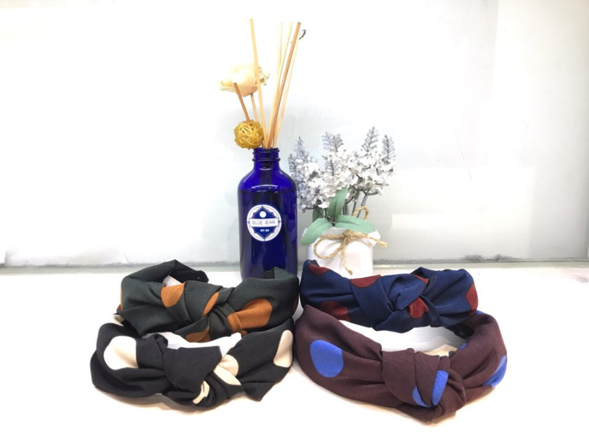 New Harajuku dot knot hair band hb0823