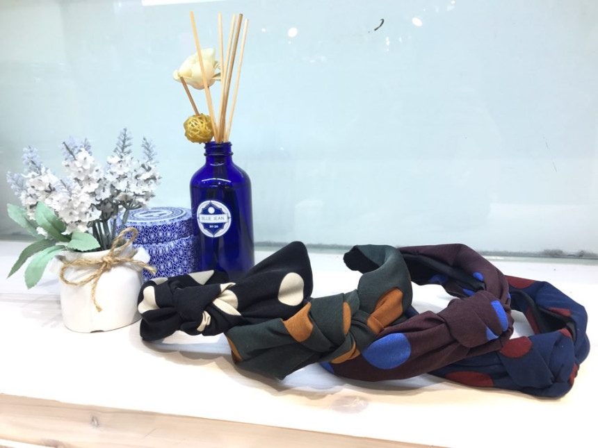 New Harajuku dot knot hair band hb0823