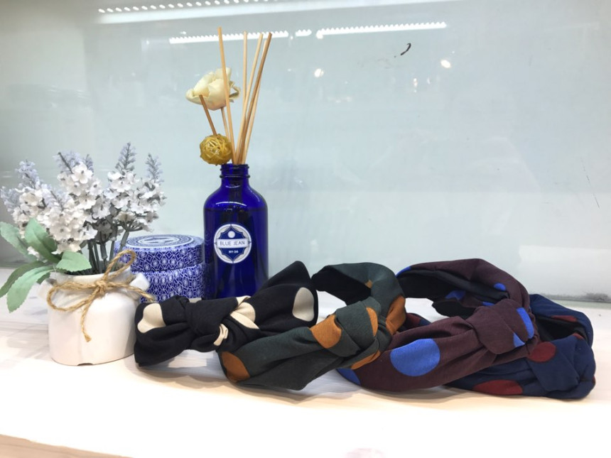 New Harajuku dot knot hair band hb0823