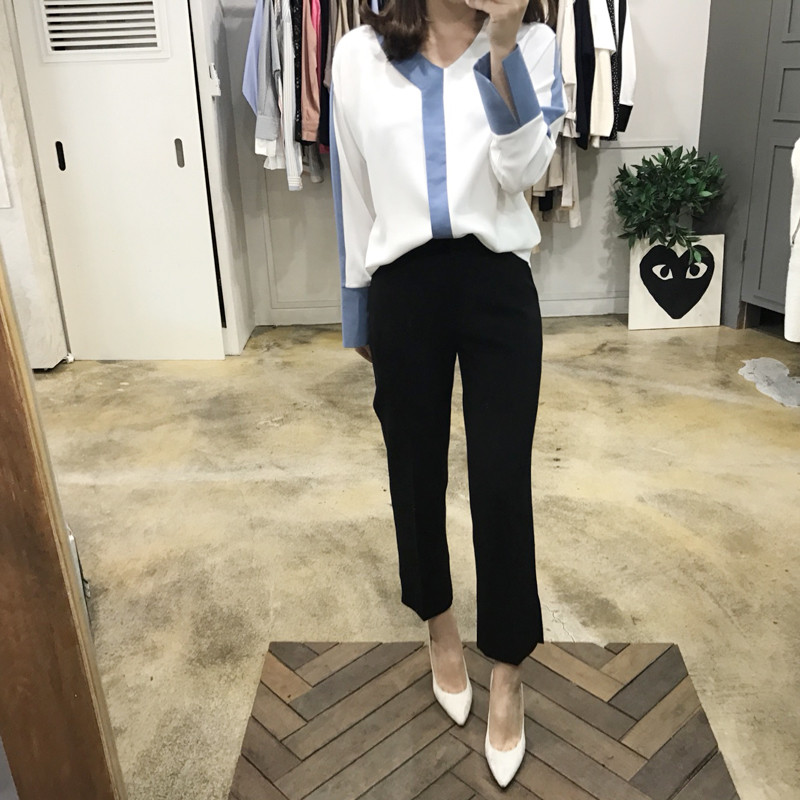 NEW FASHION LADY GIRL Blouse Line color blouse C17