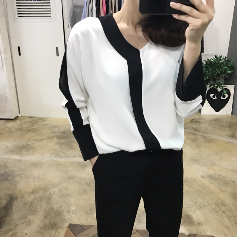 NEW FASHION LADY GIRL Blouse Line color blouse C17