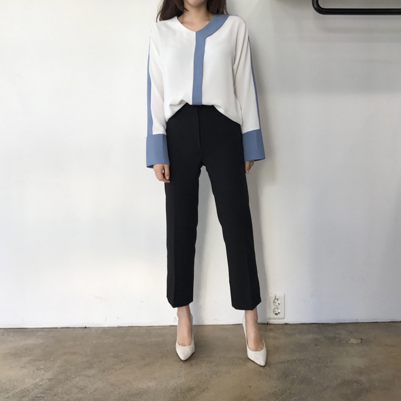 NEW FASHION LADY GIRL Blouse Line color blouse C17