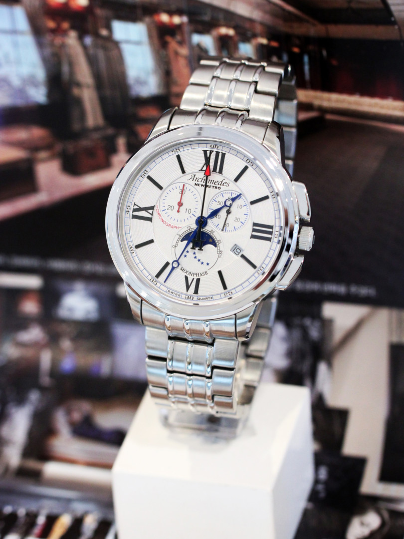 Archimedes Old Moon Phase Rise Men's Watch GTN 