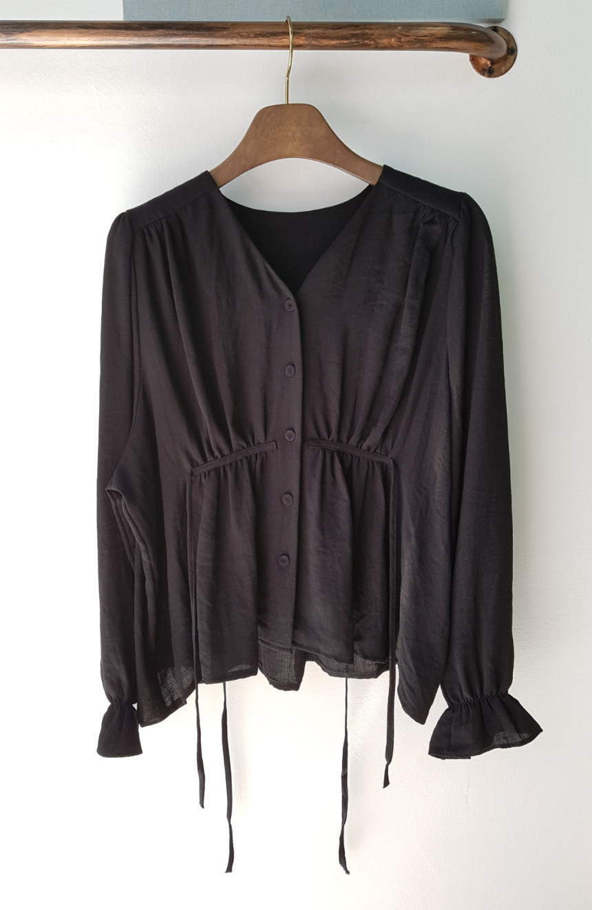 NEW FASHION LADY GIRL Blouse Feminine Knot Blouse