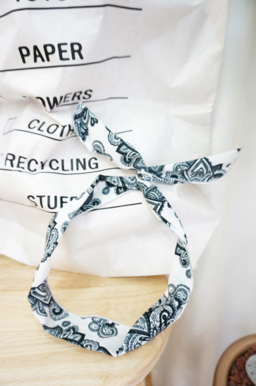 New Paisley Wire Bandana Headband Style Scarf Patt