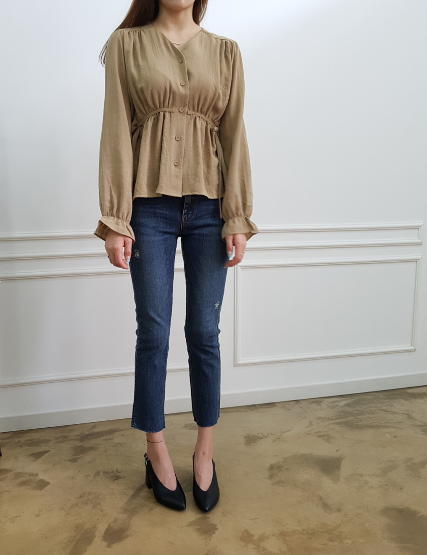 NEW FASHION LADY GIRL Blouse Feminine Knot Blouse