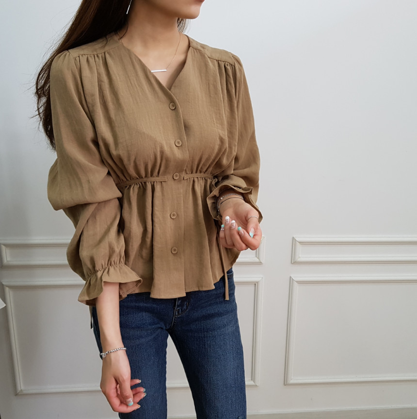 NEW FASHION LADY GIRL Blouse Feminine Knot Blouse