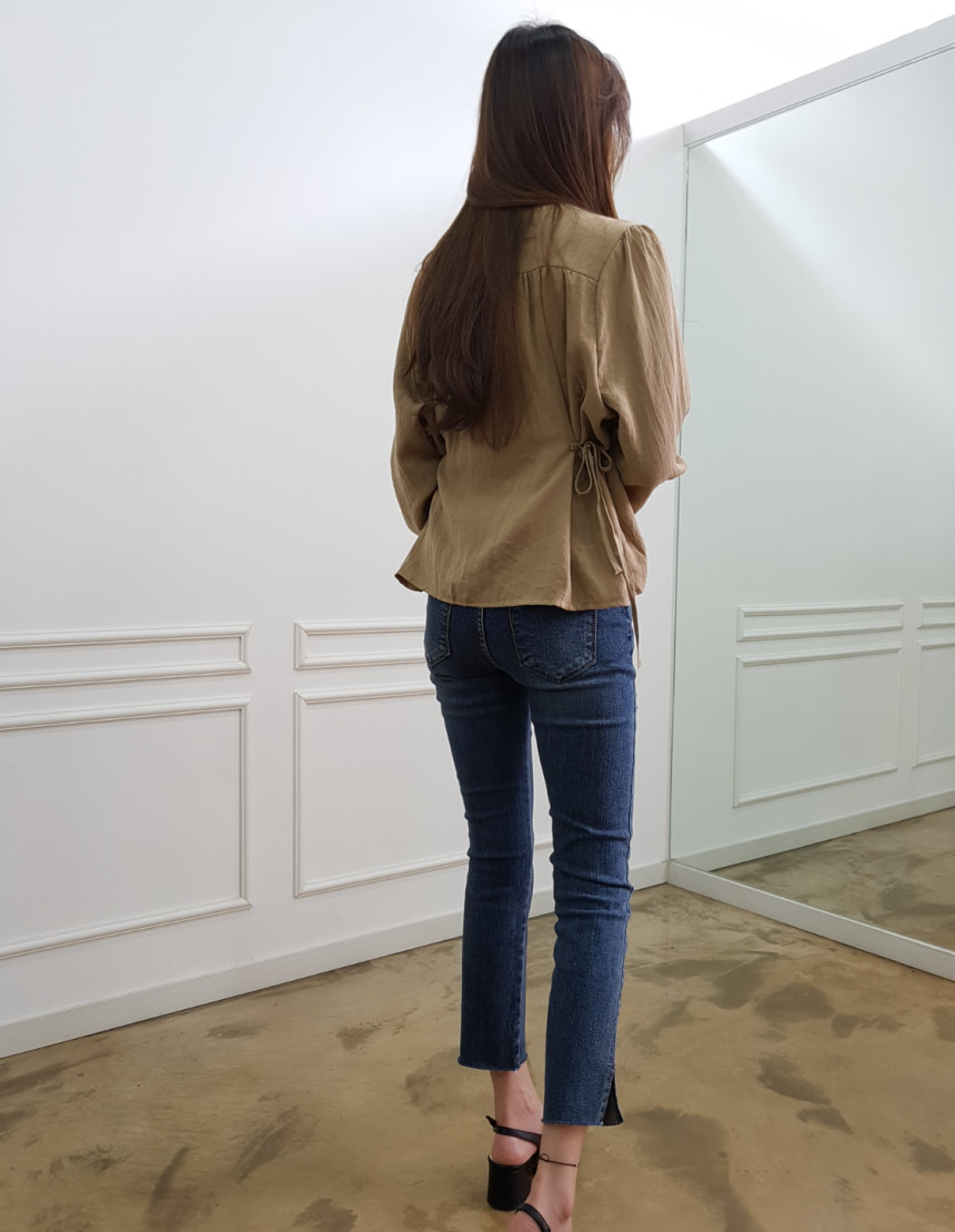 NEW FASHION LADY GIRL Blouse Feminine Knot Blouse