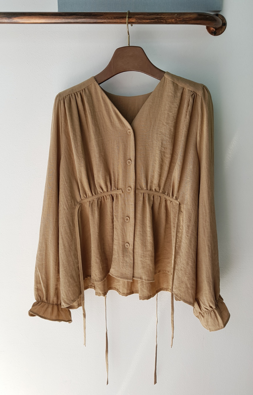 NEW FASHION LADY GIRL Blouse Feminine Knot Blouse